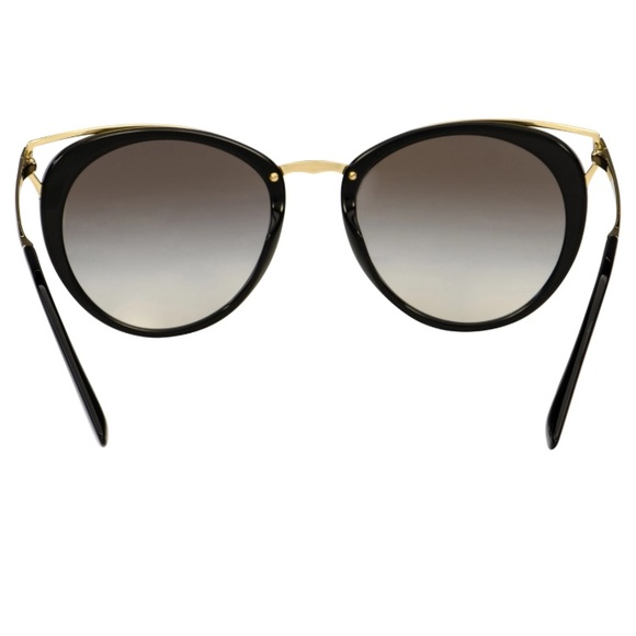 Prada Women’s Catwalk 66TS 1AB0A7 Sunglasses - Black/grey gradient - Picture 3 of 12